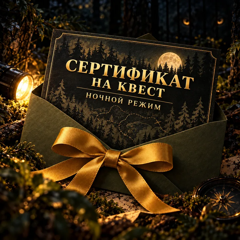 Сертификат на квест «Ночной режим»