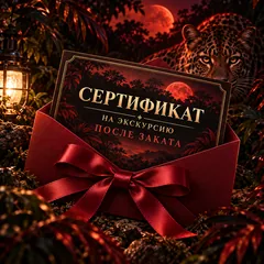 Сертификат на экскурсию «После заката»