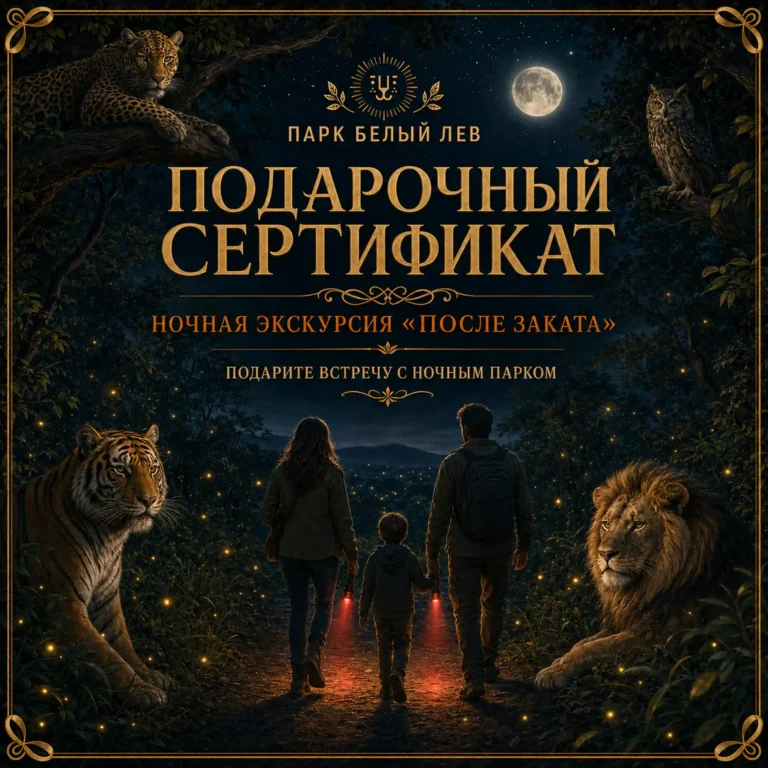 Подарочный сертификат на ночную экскурсию "После заката" Начало в 21:30